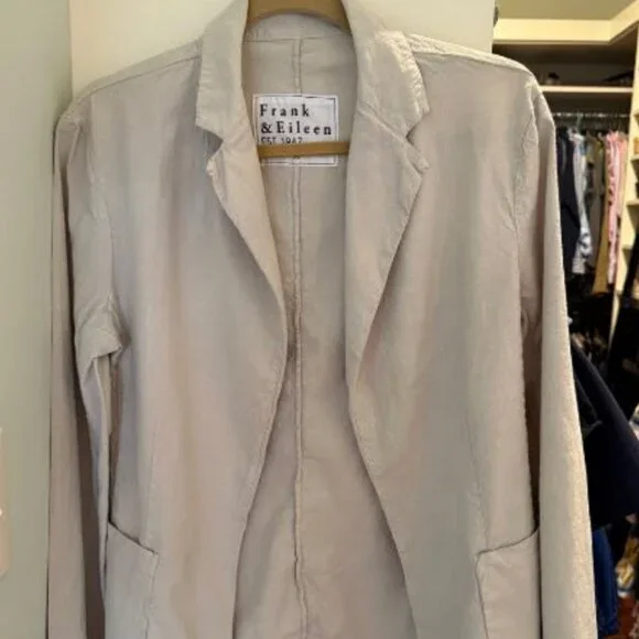 Frank & Eileen Dublin Italian Performance Linen Blazer Large - Picture 4 of 5